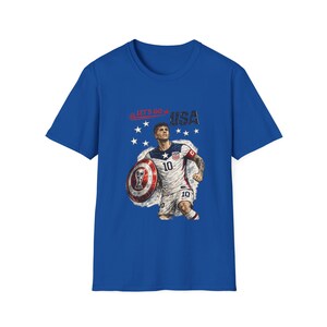 Camiseta de Capitán América ¡Vamos, jugador de fútbol de EE. UU.! imagen 4
