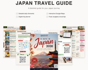 Guida di viaggio del Giappone 2026: itinerario di 14 giorni a Tokyo, Kyoto e Osaka + pianificatore di viaggio | Nessuna pagina della guida generata dall'IA