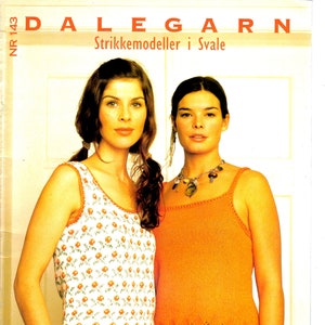 Destash Patterns for Sweaters and Purses Book NR 143, Dale of Norway