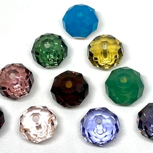 Destash Genuine Swarovski Crystals, 8mm Rondelles - Pick 12