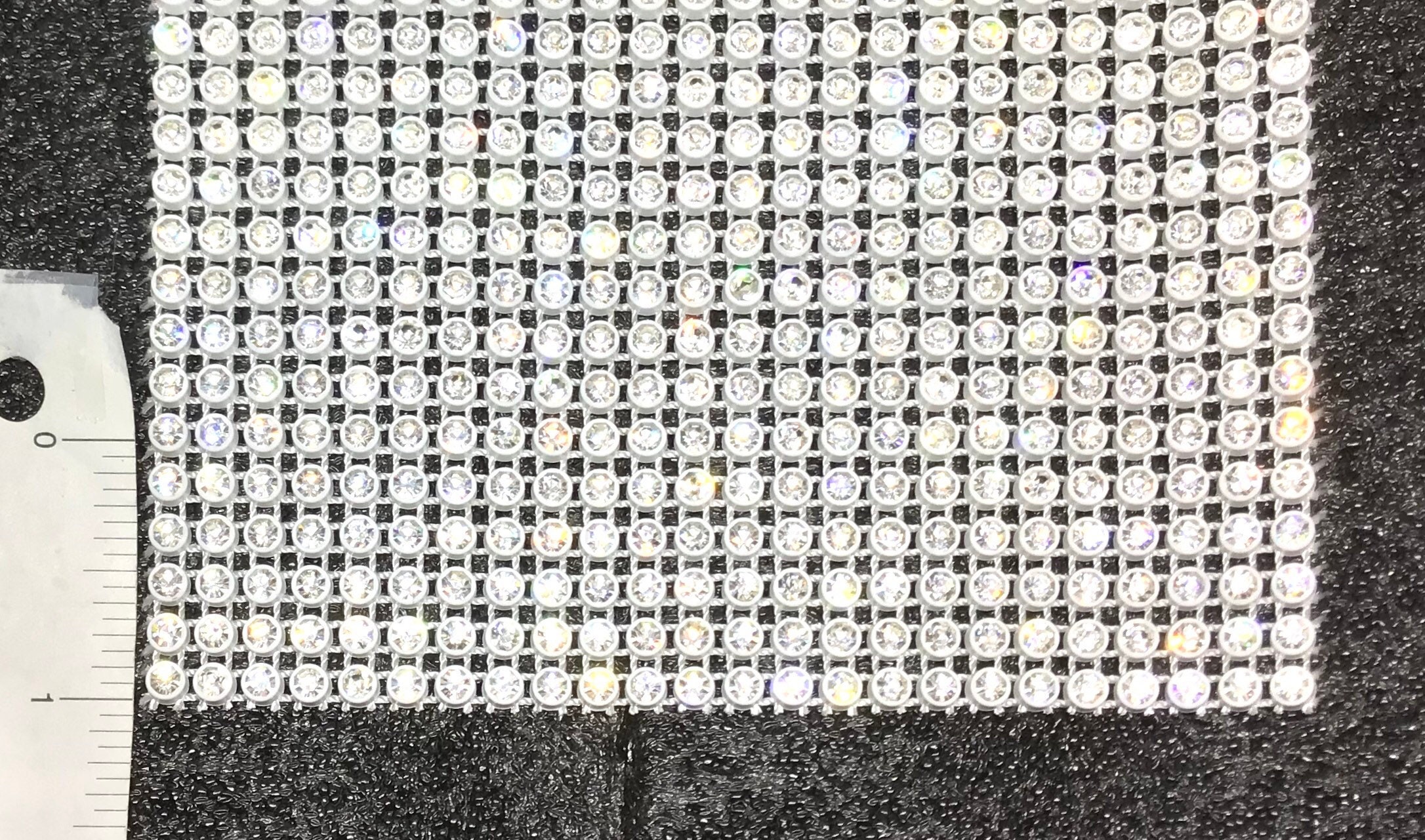 White Rhinestone Mesh Destash Rhinestone Mesh, 3