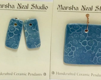 Destash Marsha Neal Pendants Sets - Square