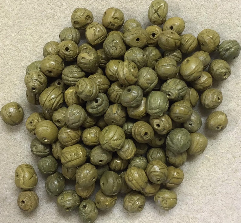 Destash Wood and Clay Beads Assortment