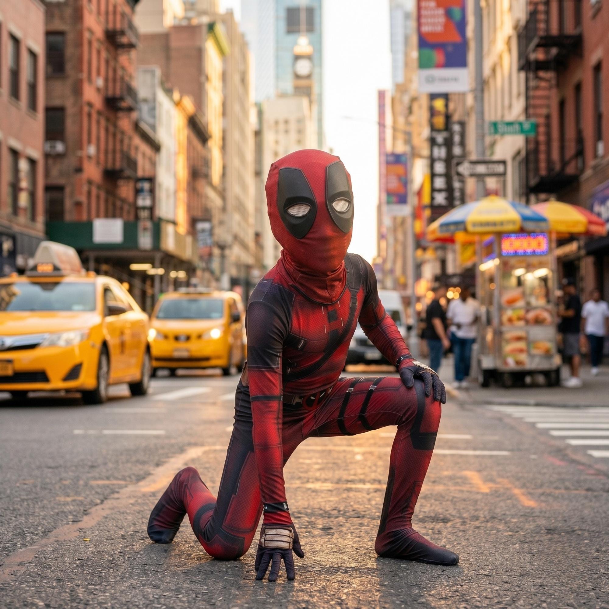 マーベル プール衣装 デッドプールコスプレ Deadpool costume - 日本