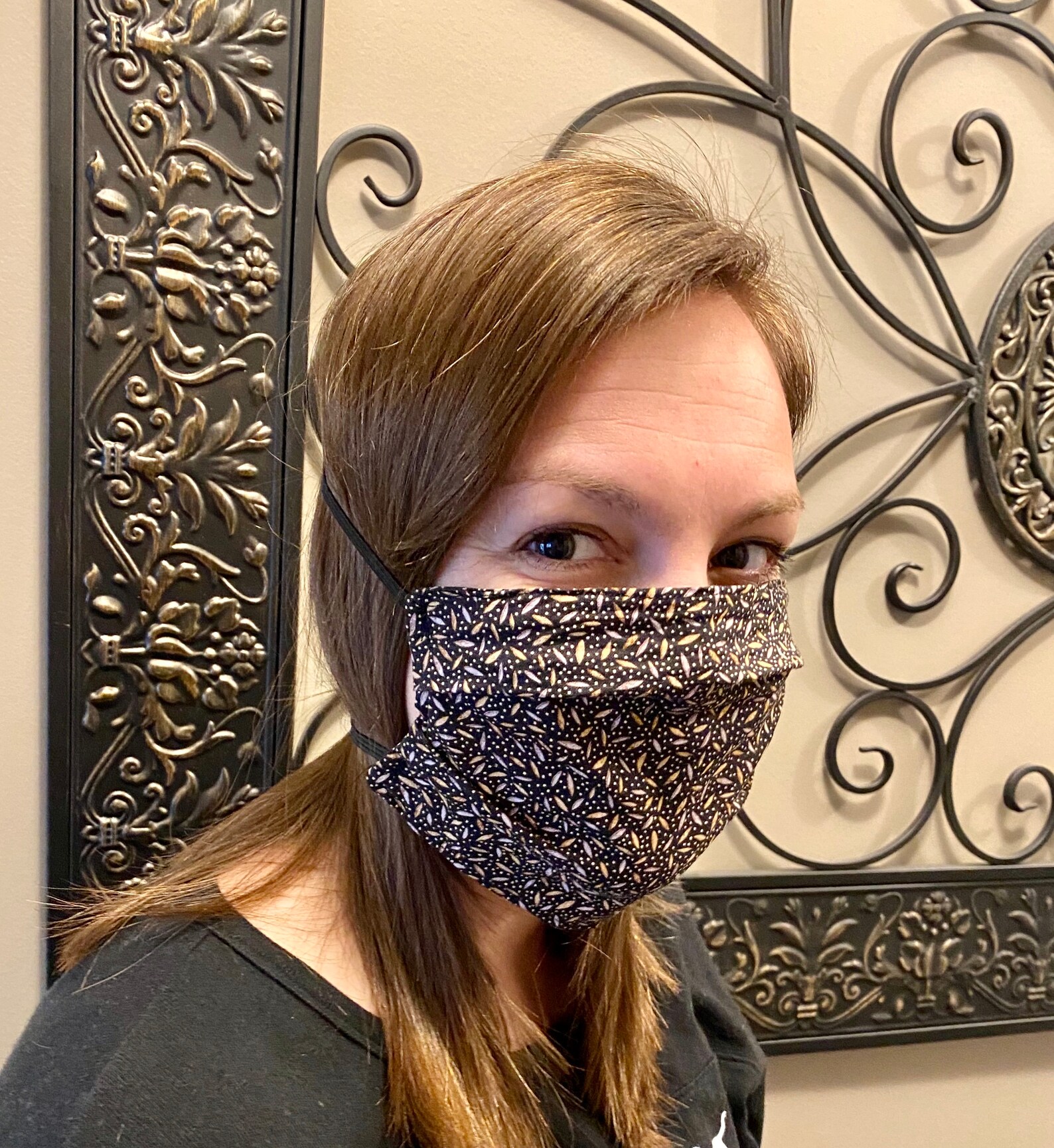 Around the Head Fabric Face Masks.Hearing Aid Friendly Etsy