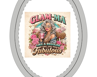 Glam-Ma Fabulous Graphic Toilet Three-Piece Set | Retro Glam Grandma Bathroom Decor