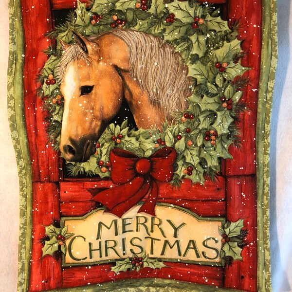 Horse Quilted Wall Hanging Etsy