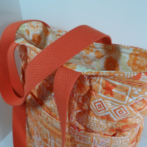 Large Quilted Knitting Bag Etsy