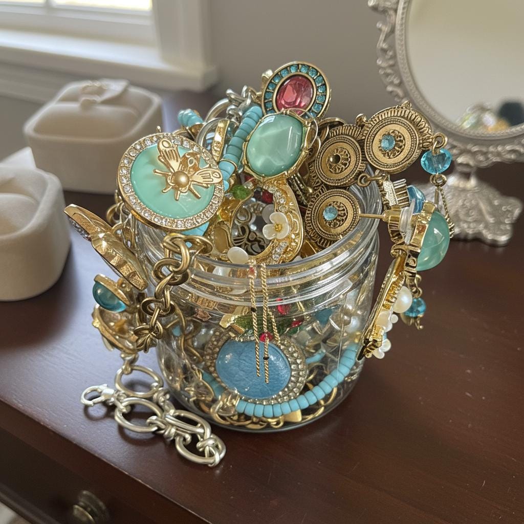 Mystery jewelry jars - Etsy 日本