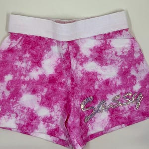 Kids Dance Shorts with Iron On Patches | Girls Dance Shorts | Custom Dance Shorts | Dance Recital Outfit | Dance Team Shorts | Dancer Gift