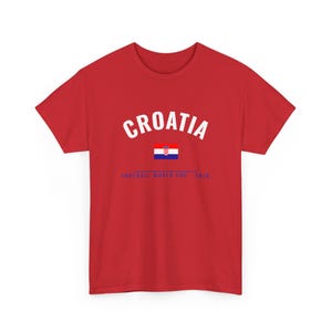 Croatia football T-shirt World Cup 2026 image 3