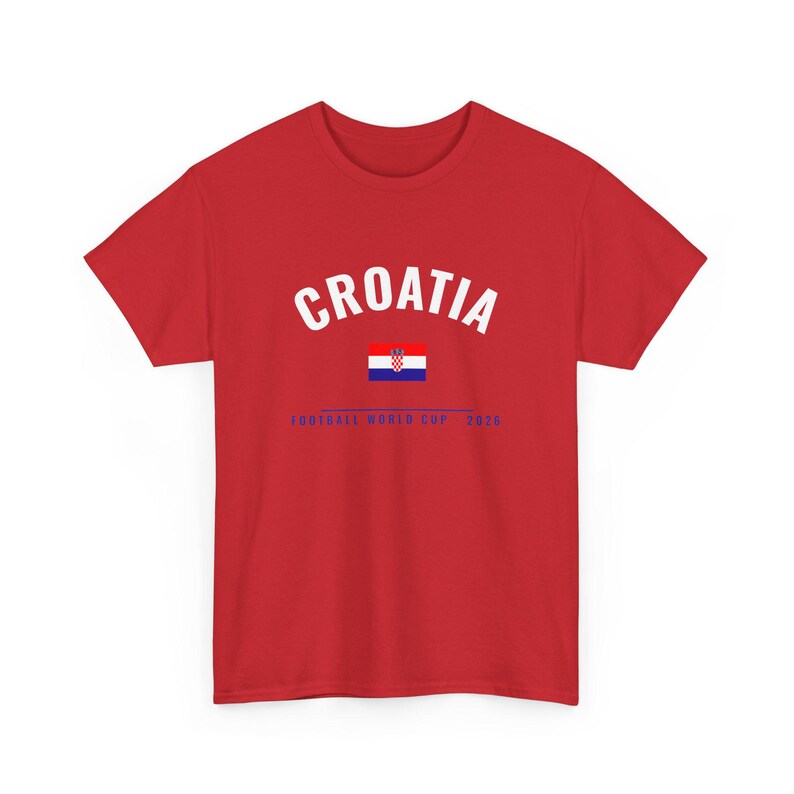 Croatia football T-shirt World Cup 2026 image 3