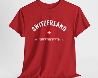 Switzerland football T-shirt World Cup 2026