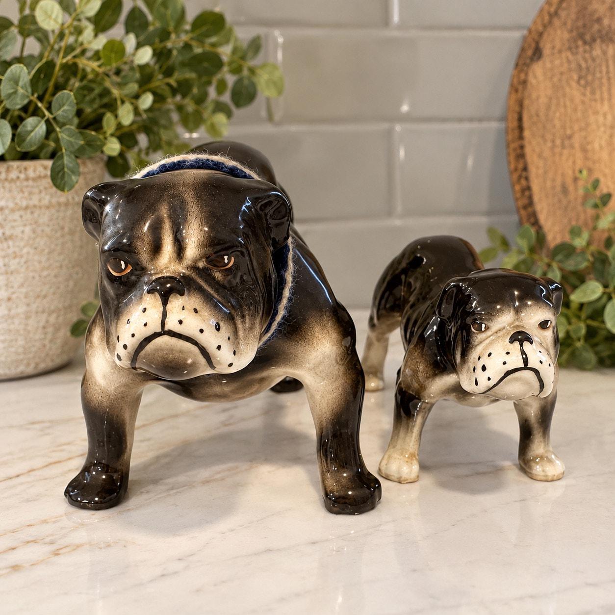 Vintage Bulldog Ceramic - Etsy