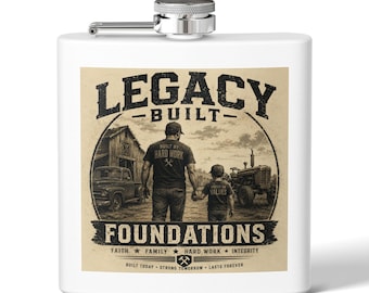Borraccia Legacy Built Foundations / Acciaio inossidabile 6 oz