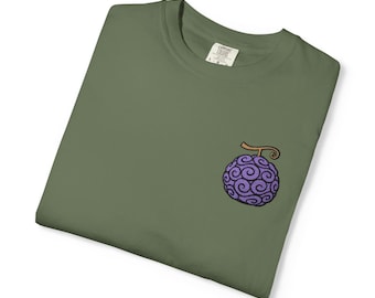 Gomu Gomu Fruit embroidered T-shirt | One Piece anime design
