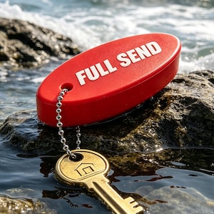 Portachiavi galleggiante personalizzato / Galleggiante impermeabile per chiavi di barca, regalo unico per la festa del papà per papà e appassionati di nautica