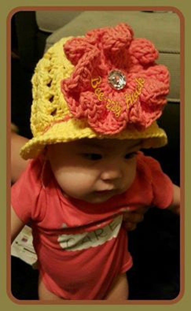Summer Hat crochet Panama Hat Handmade Crochet SpringHat Hat with Flower Hat with Brim