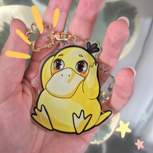 Cute Yellow Duck - Keychain