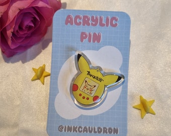 Pikachu Tamagotchi - Acrylic Pin