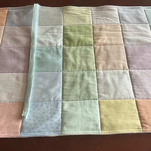 Patchwork Flannel Changing Pad – Handmade Baby Changing Mat
