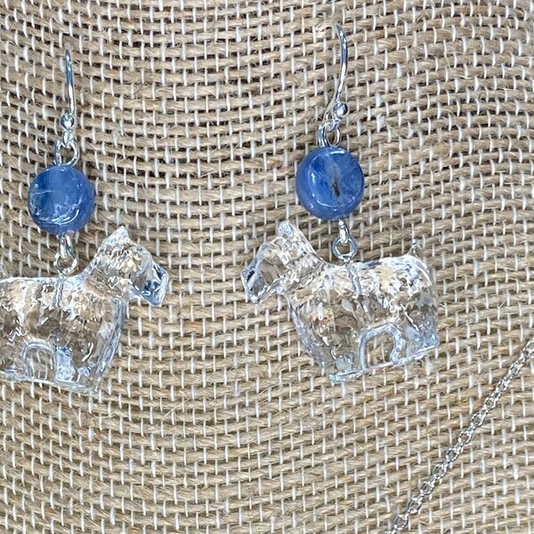 Silver Scottie Dog Earrings
