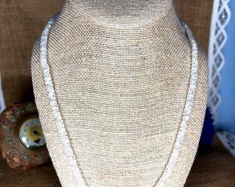 Rainbow Moonstone Statement Necklace: Sparkly Gemstone Jewelry Set