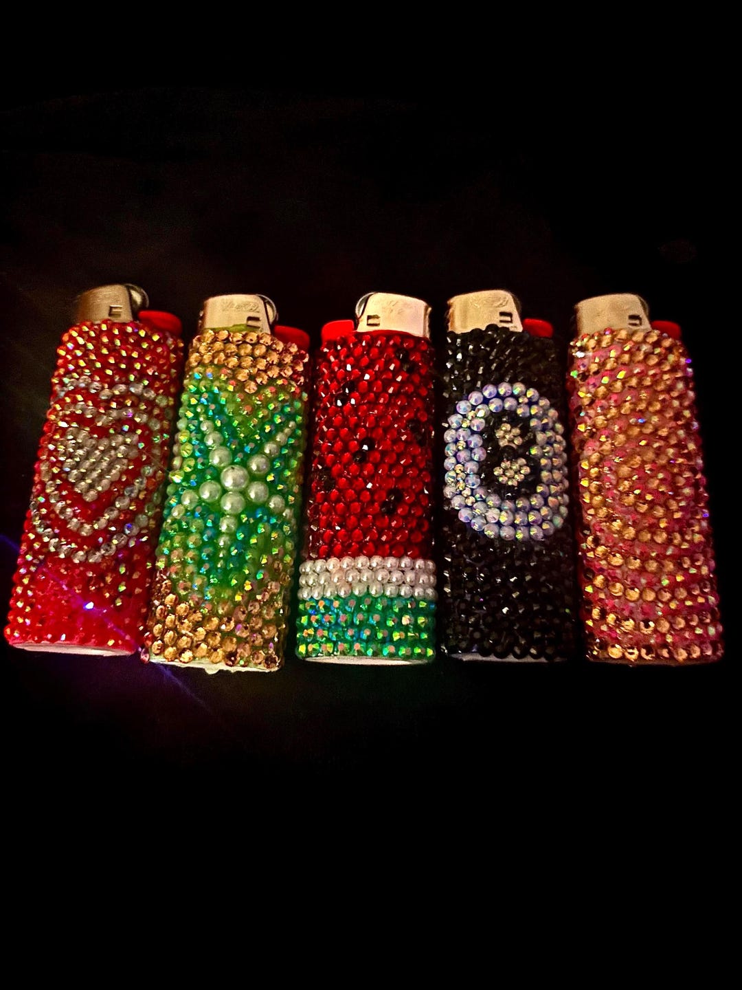 Custom Bedazzled Lighters | Made to Order | Cute Aesthetic Lighter ...