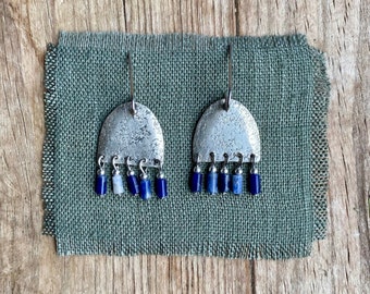 SINUM Sodalite Silver Earrings