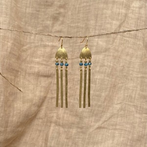SINUM Dangling Brass Earrings image 5