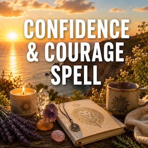 Confidence and Courage Spell Spiritual Ritual Self Belief & Personal Growth Instant Download