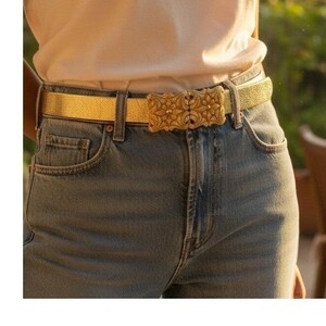 Gold Filigree Belt - Etsy display picture 3