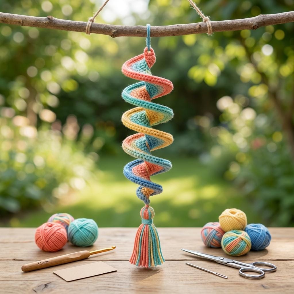 Twisting Garden Wind Spinner