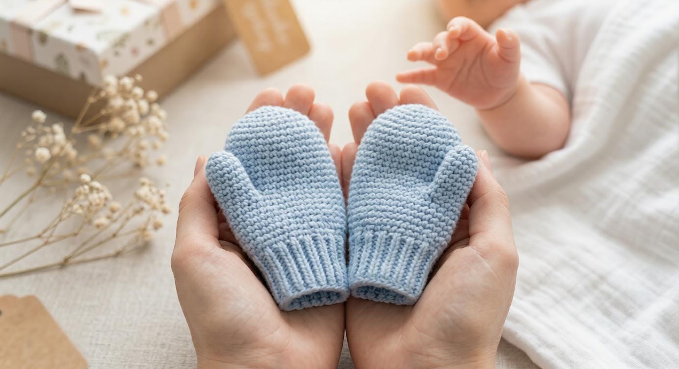 39 Crochet Mittens with Ornaments, Fingerless Mitts, and Baby Sets 3 Crochet Baby Mittens