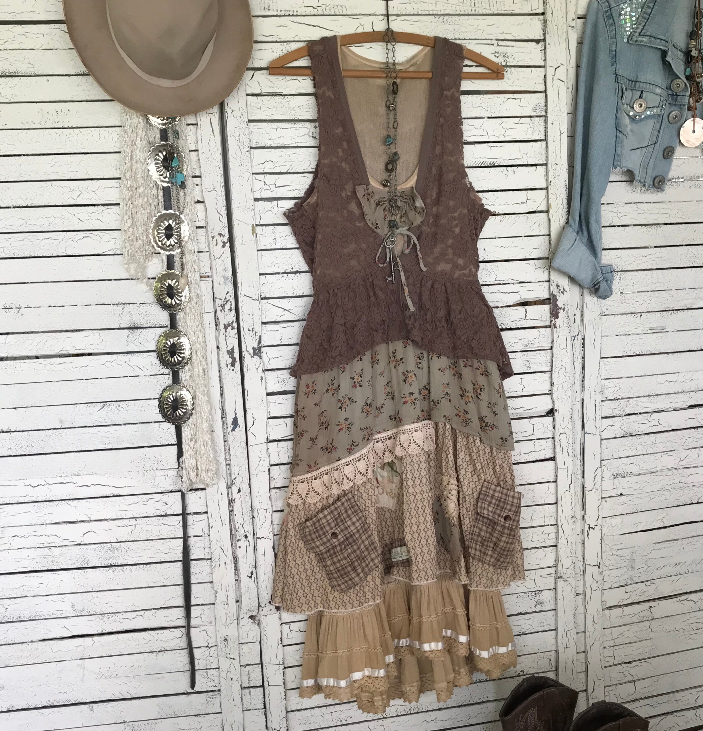bohemian cowgirl dress