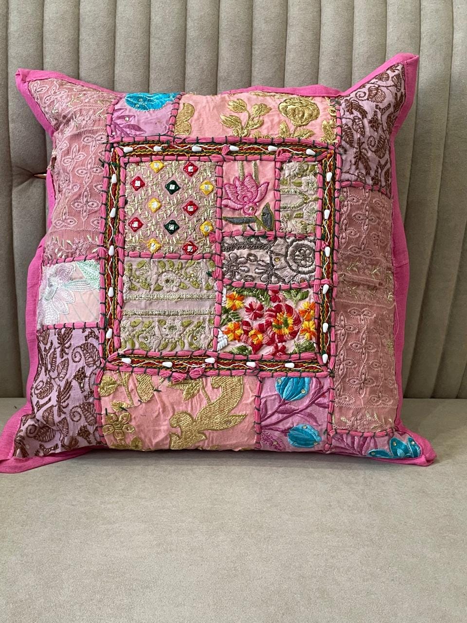 Vintage Patch Pillow - Etsy