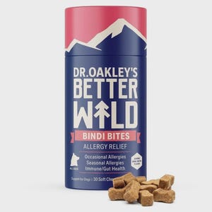 Better Wild Natural Allergy Relief Chews| Developed by vets and nutrition experts, BetterWild Allergy Chews calm skin| Best By: 03/2028