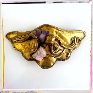 Copa Collection Belt Buckle with Amethyst Stone Vintage 70s Rare Abstract Copa Collection Products for Sale up to 90% Off Retail: Poshmark main image 3