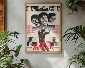 Michael Jackson Poster | King Of Pop Wall Art | Vintage Music Print | Retro Celebrity Decor | Iconic Dance Poster
