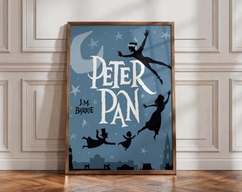 Peter Pan Poster | Neverland Wall Art | Disney Fantasy Print | Magical Adventure Decor | Fairytale Movie Poster