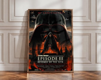 Star Wars Poster | Galactic Saga Wall Art | Jedi & Sith Print | Sci Fi Movie Decor | Space Adventure Poster