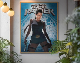 Tomb Raider Poster | Lara Croft Wall Art | Adventure Gaming Print | Archaeologist Decor | Gamer Room Poster