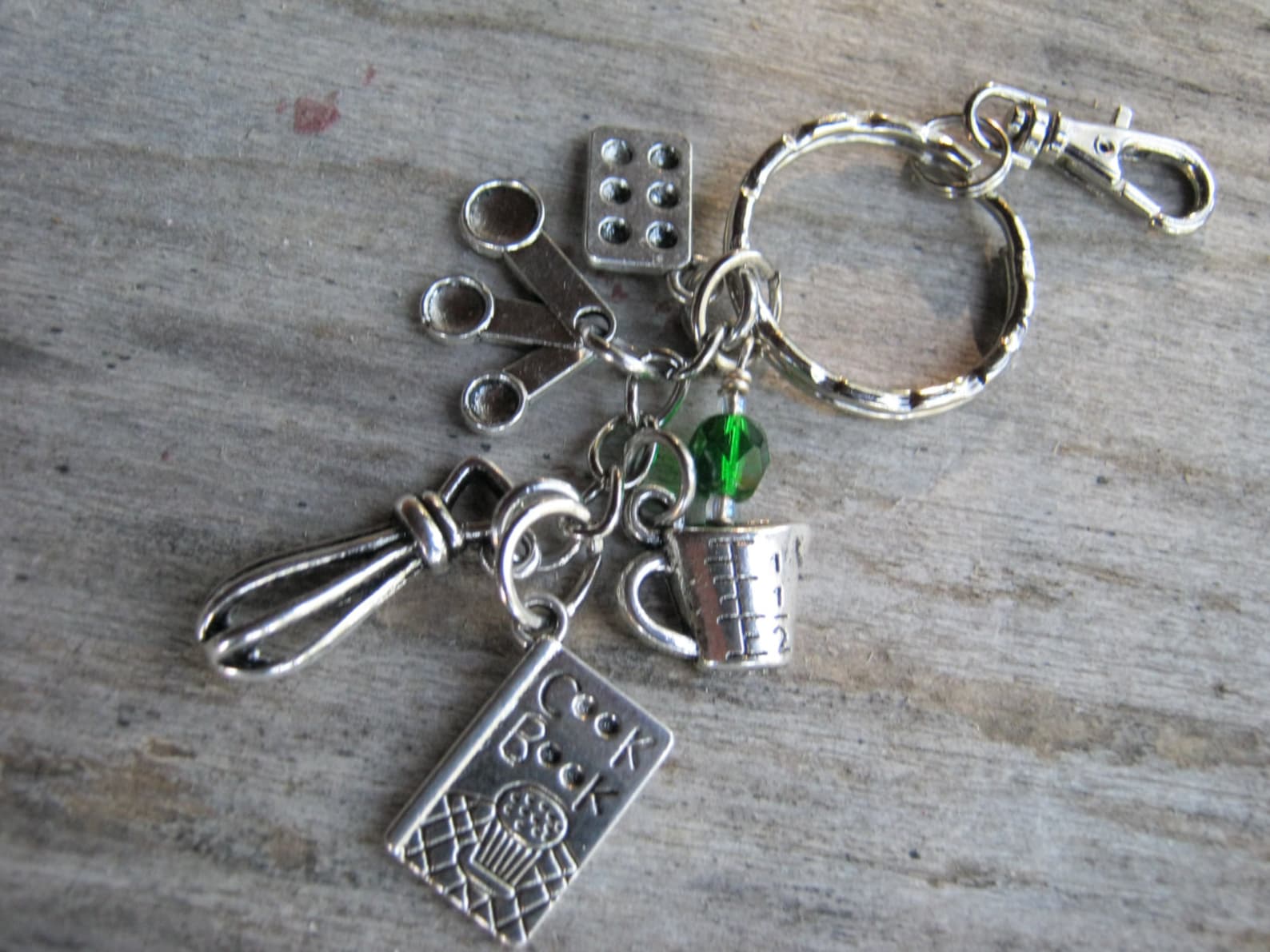 Personalized Baker Keychain, Baking Zipper Pull, Cupake Muffin Tin ...