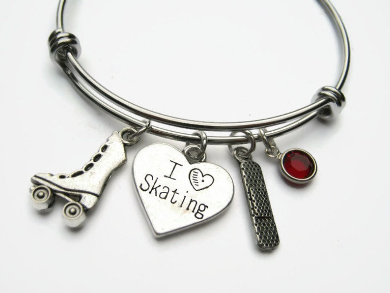 Personalized Roller Derby Bracelet Expandable Bangle Etsy