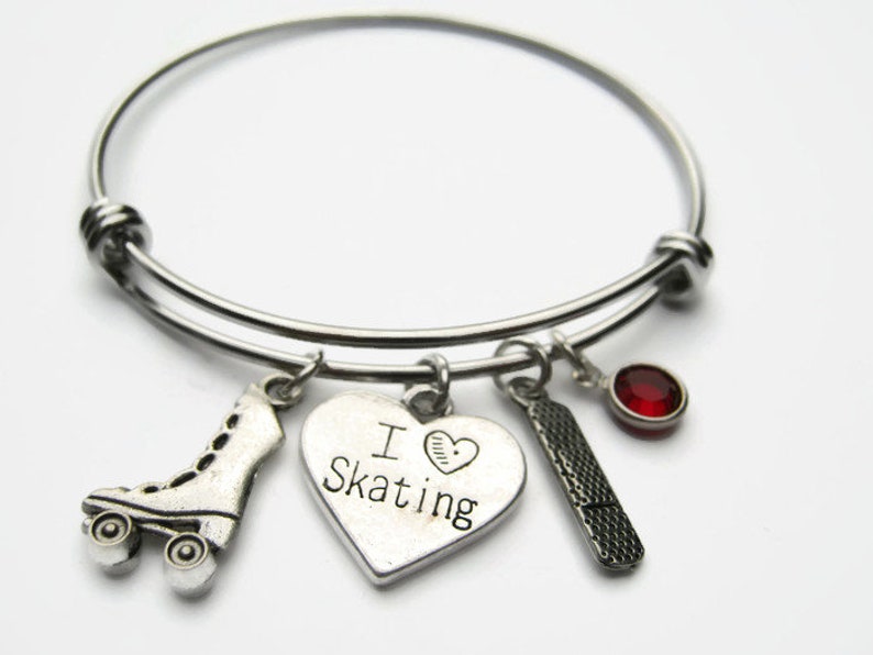 Personalized Roller Derby Bracelet Expandable Bangle Etsy