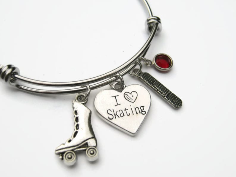 Personalized Roller Derby Bracelet Expandable Bangle Etsy