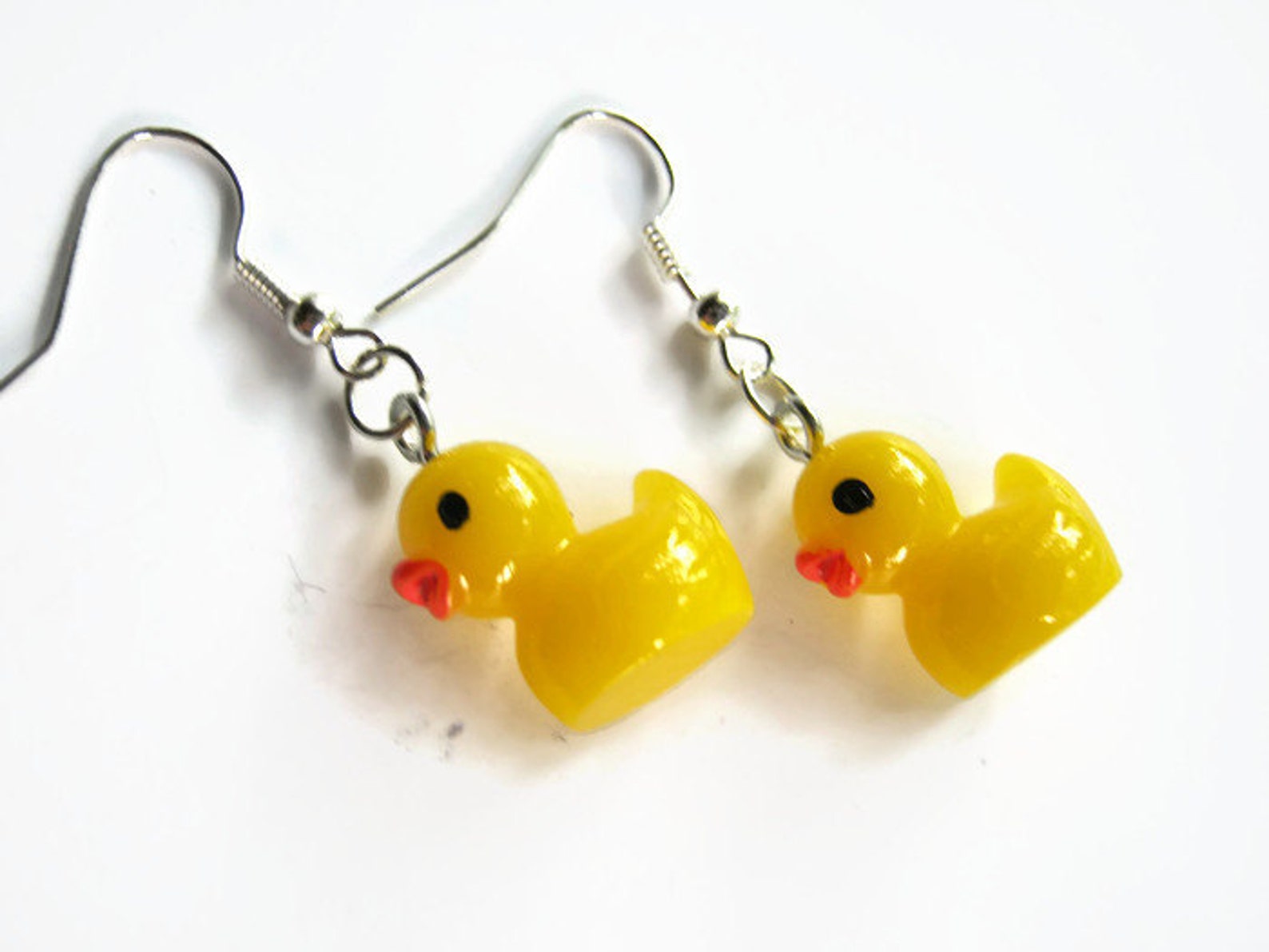 Rubber Ducky Earrings Rubber Duckie Earrings Bath Time Etsy