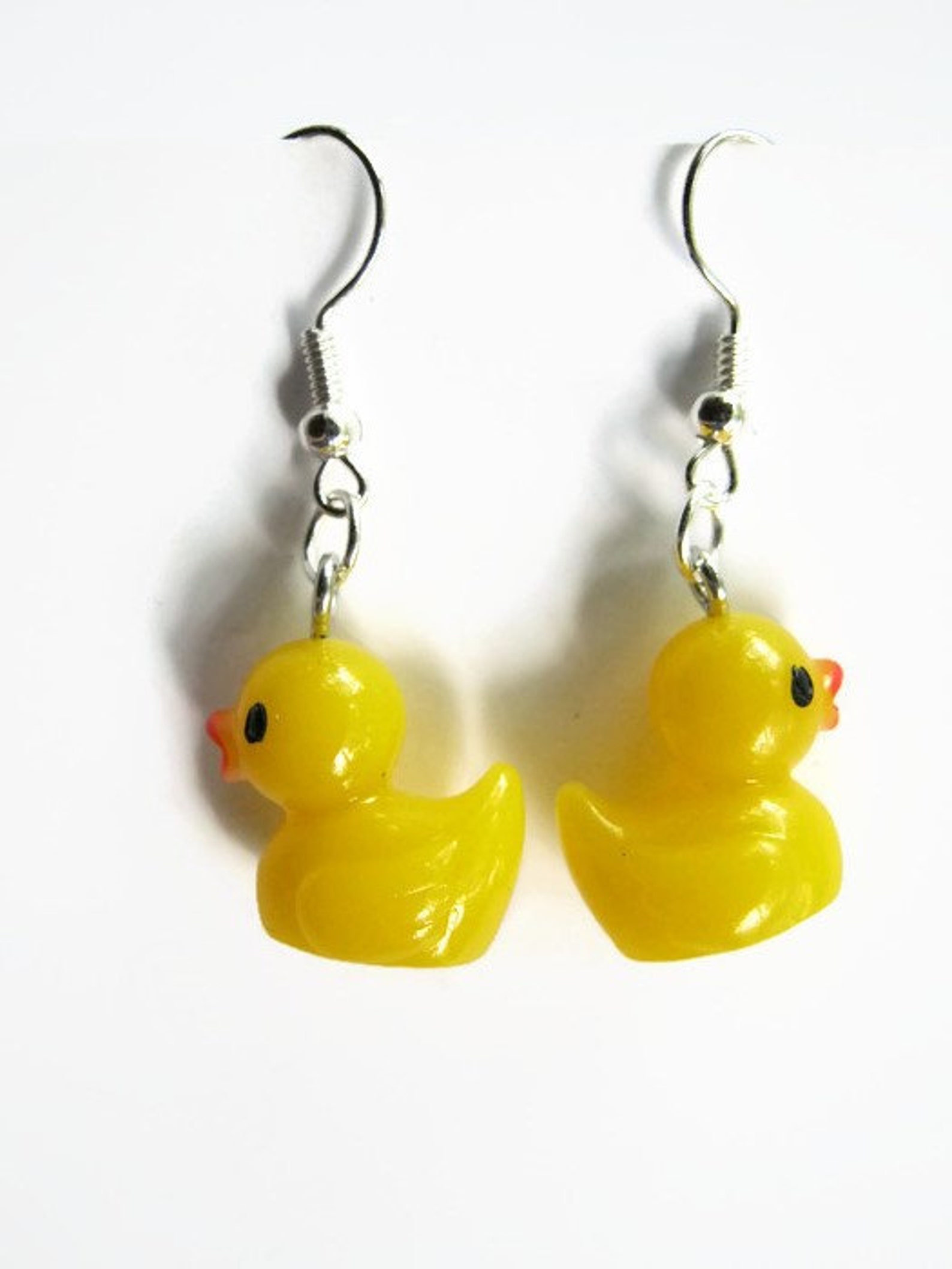 Rubber Ducky Earrings Rubber Duckie Earrings Bath Time Etsy