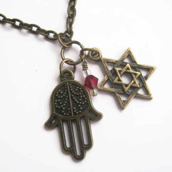 Bronze Star of David Etsy
