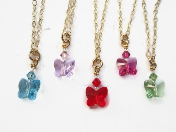 Designer butterfly necklace deals